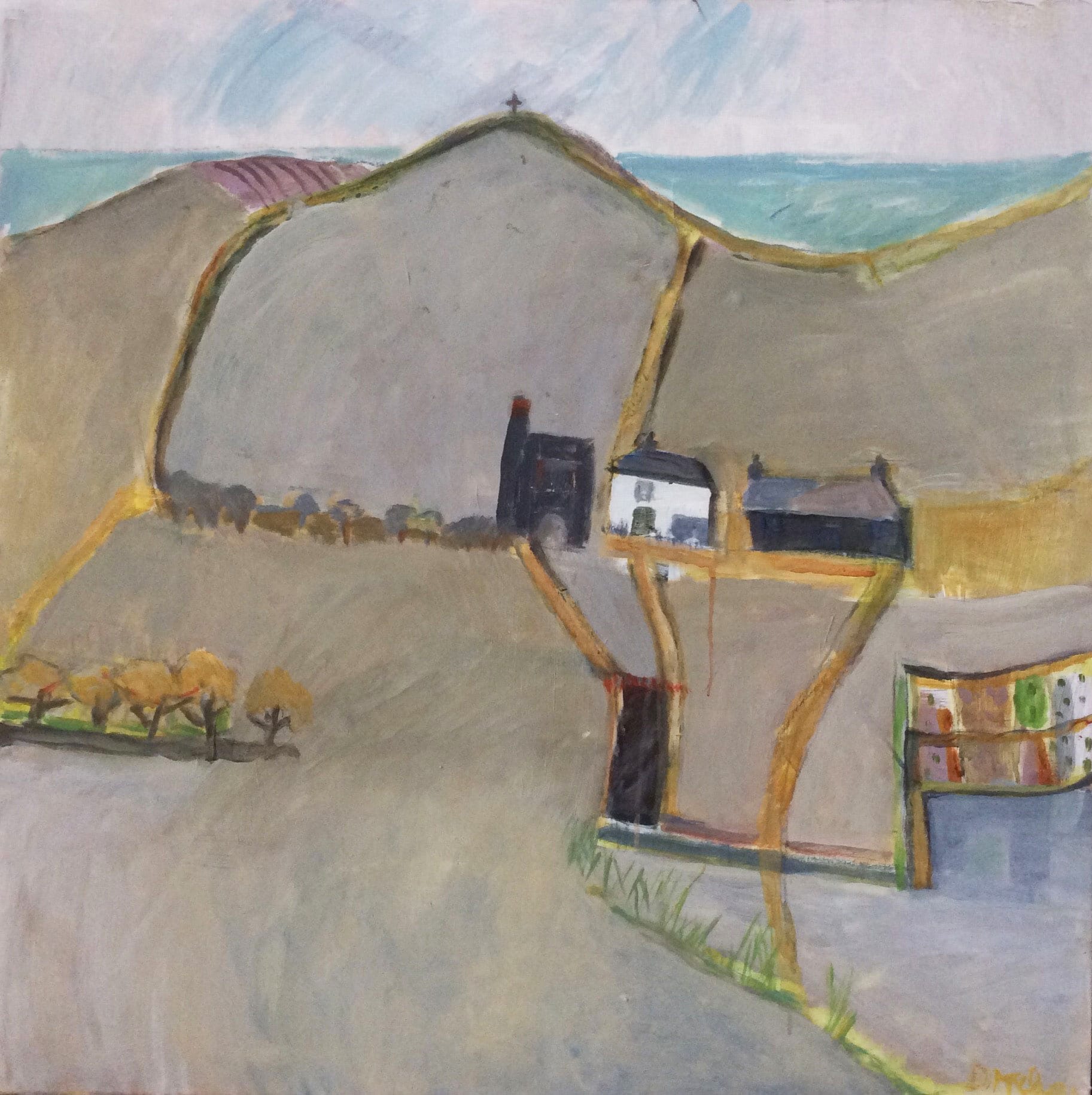 Paintin by Daphne McClure. Tregonning Hill